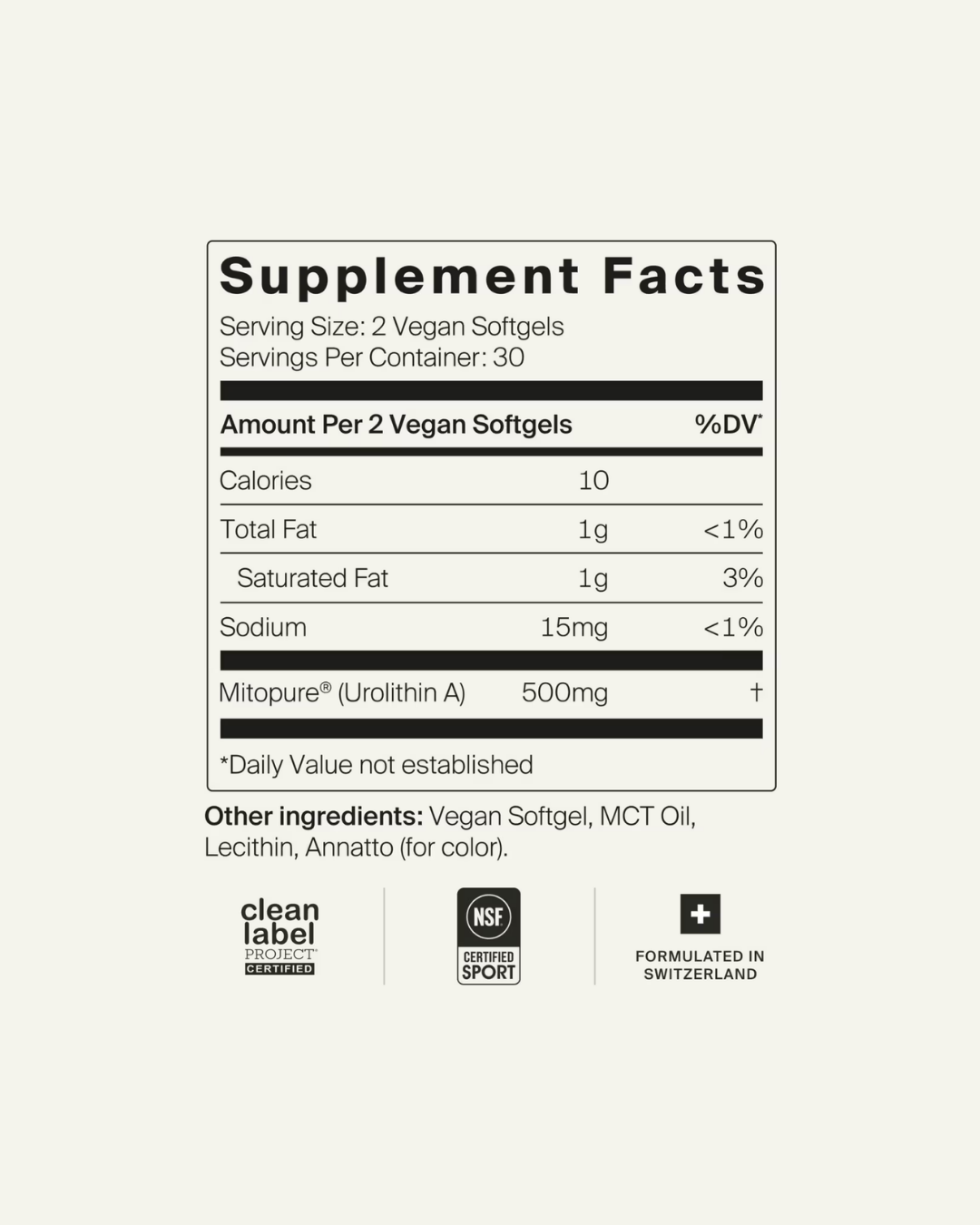 Time-line Mitopure® - Urolithin A