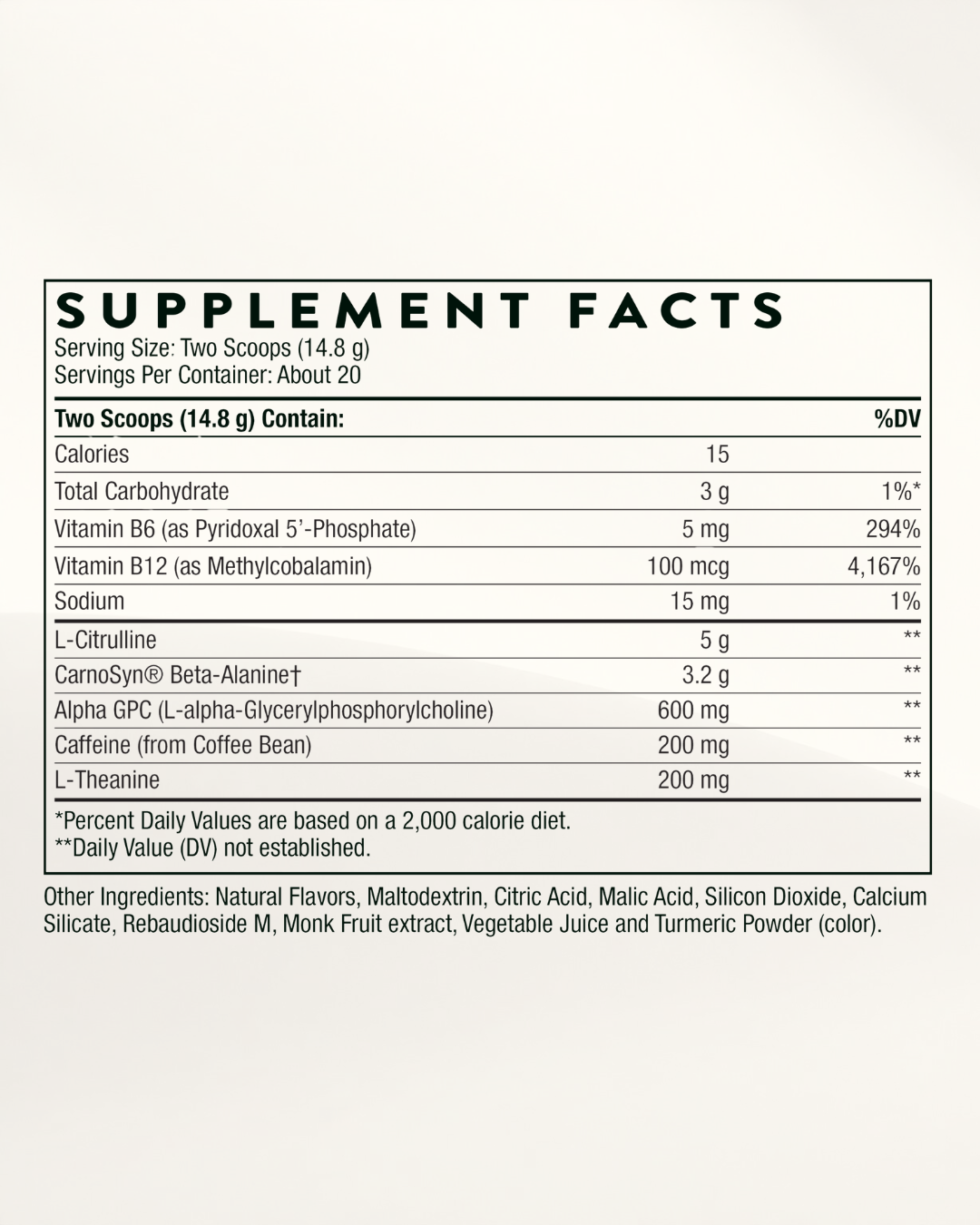 Advanced Pre-Workout