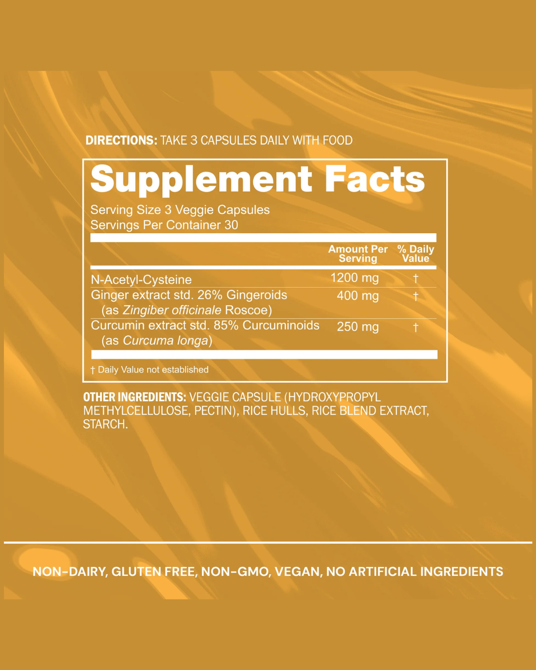 NAC + Ginger + Curcumin